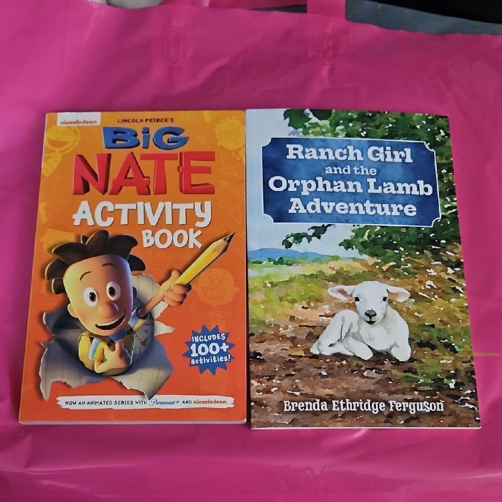 Nickelodeon Big Nate Activity Book - Orange and Blue